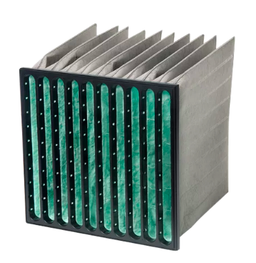 Imagen del Filtro de bolsa Camfil CityFlo impregnado con Carbon activo para captar gases